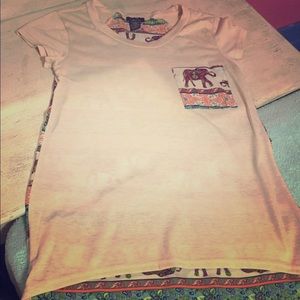 Rue 21 high low elephant top size xs