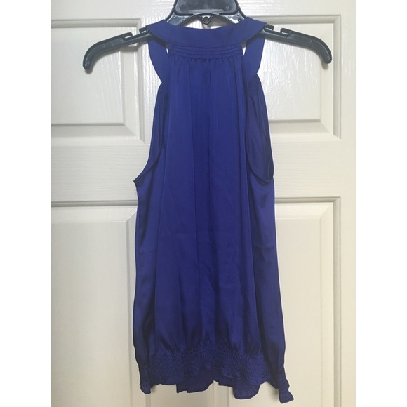 Ana Blue Ruffle Tank - Picture 2 of 2