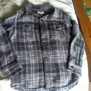 Warm flannel button down