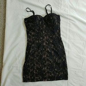 Black lace dress, size Medium