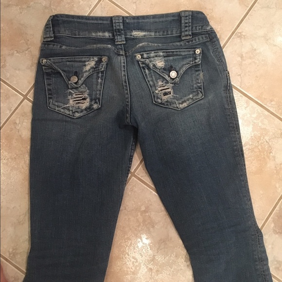 Marciano by Guess distressed denim jeans size 27 - Picture 2 of 4