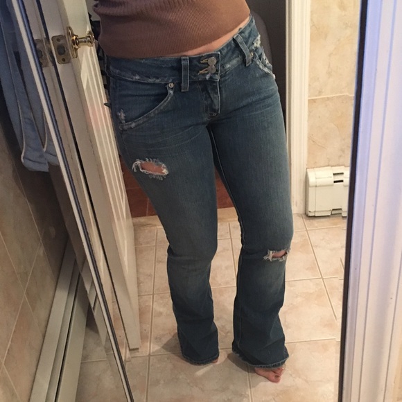 Marciano by Guess distressed denim jeans size 27 - Picture 4 of 4