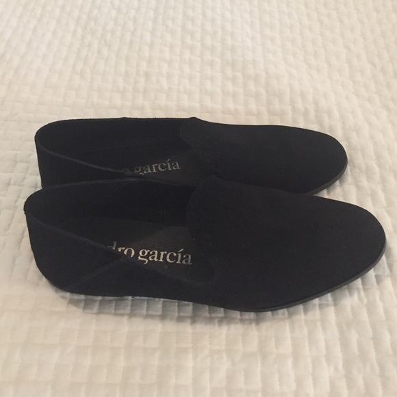 Pedro Garcia Shoes - Pedro Garcia Suede Loafer Flats "Smoking Shoe"