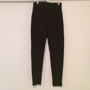 Stretch Black Leggings Size US 14
