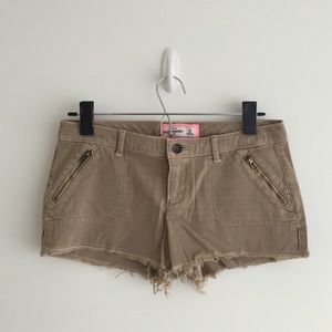 New Abercrombie kids khaki short shorts size 16