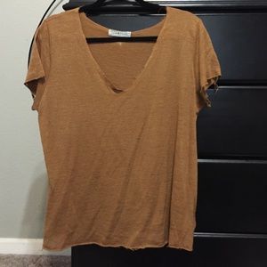 Oversized raw edge tshirt