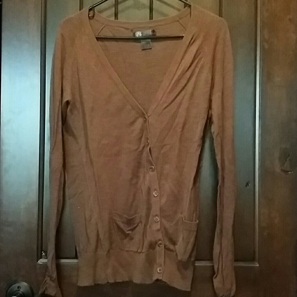 Brown cardigan