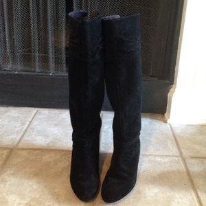 Nine West knee height suede boots size 9.5