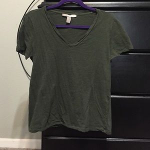 Olive v neck