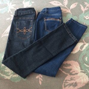 2 pair Bubblegum jeans size 5/6