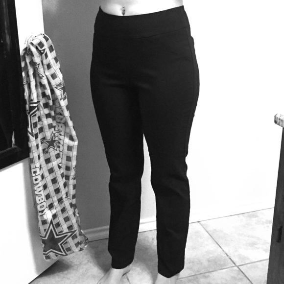 Tummy control black dress pants