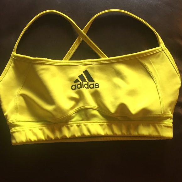 Adidas Other - Adidas yellow sports bra