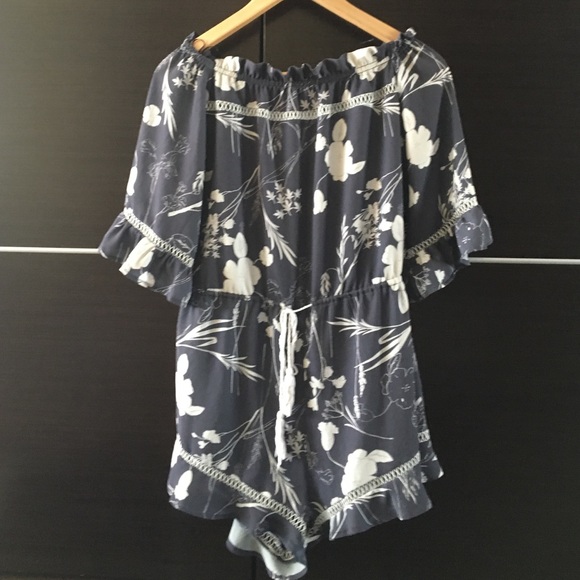 Off the shoulder romper