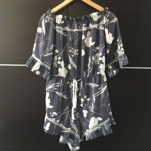 Off the shoulder romper