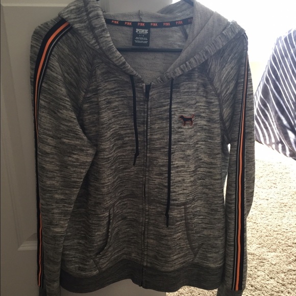 pink vs hoodie zip up