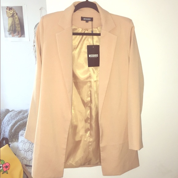 Missguided Nude Blazer