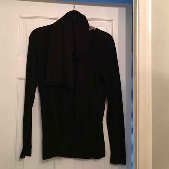 Theory Cashmere Scarf Sweater