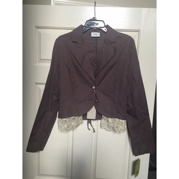 Motive Laced Bottom Blazer