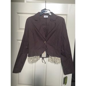 Motive Laced Bottom Blazer