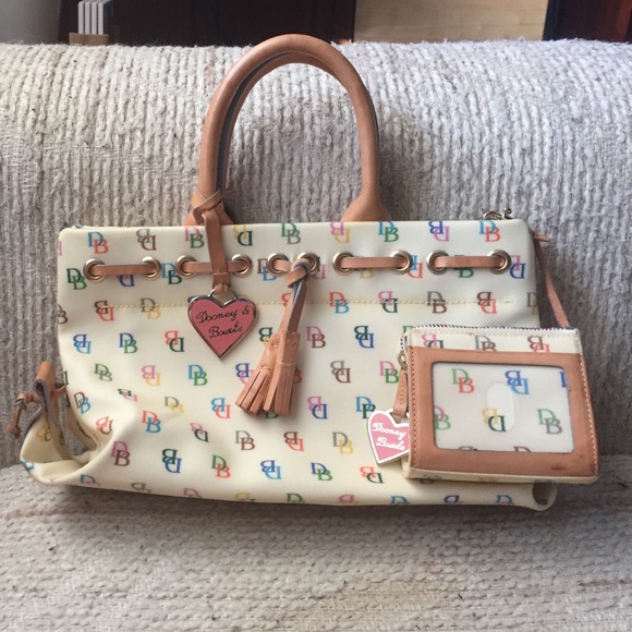 Classic Dooney & Burke Purse and Coin Purse