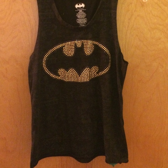 Batman logo tank top