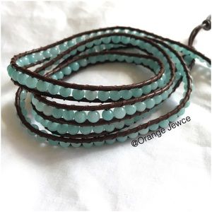 Light Teal Lulu Dharma Wrap Bracelet