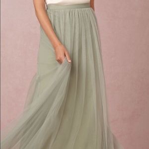 BHLDN LOUISE TULLE SKIRT