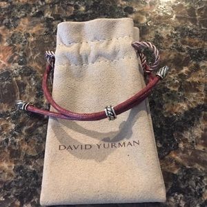 DY leather adjustable bracelet