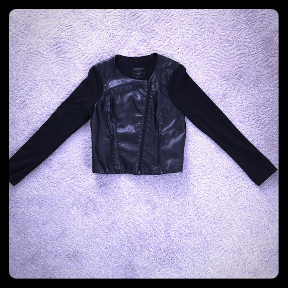 Faux leather jacket - XL Black