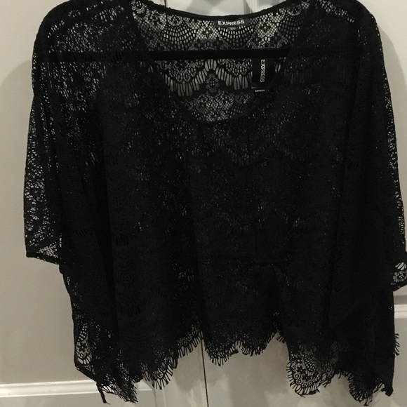 NWOT Express Lace Top M/L