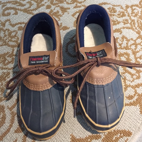 Cold weather slip on shoes