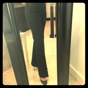 Banana Republic Sloan Fit black trousers