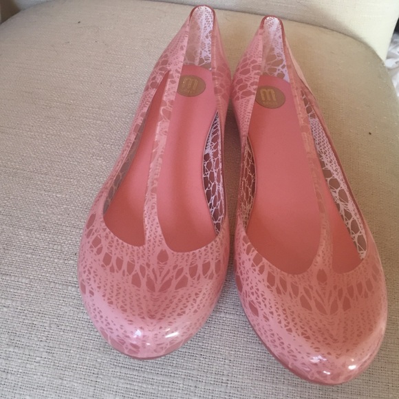 Melissa pink flats