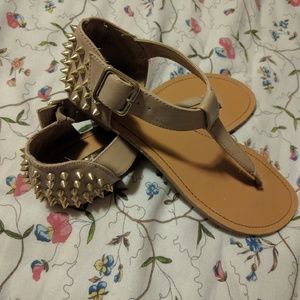 Spiked sandals