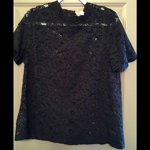 Black lace top
