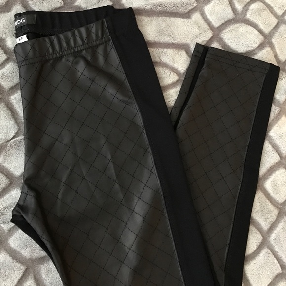 Urban Outfitters BDG faux leather quilted leggings