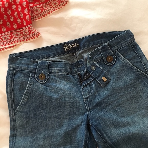 Anthropologie Anlo Jeans - Low Rise, Flare Leg