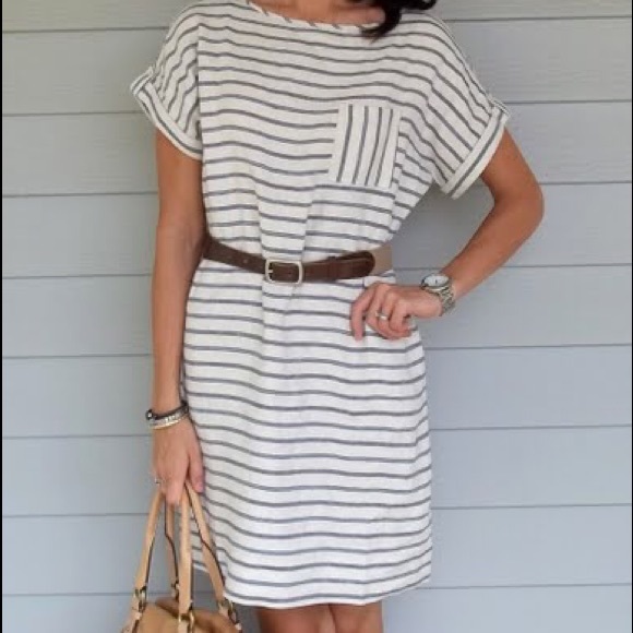 lands end linen dress