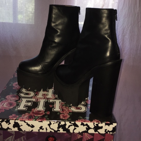 Jeffrey Campbell platform Mulder Boot