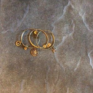 Alex and Ani set of three bracelets
