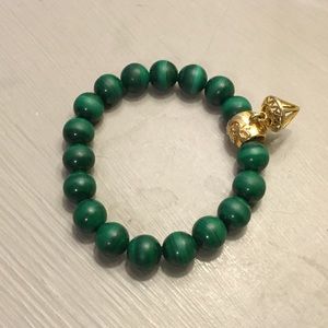 Russell Simmions Green Bracelet
