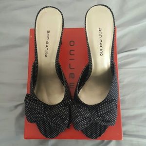 Ann Mario B&W Pokadot Heel 3”