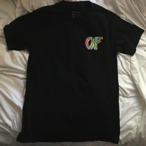 odd future donut tie dye shirt