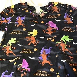 Scoot-Doo Halloween scrub top