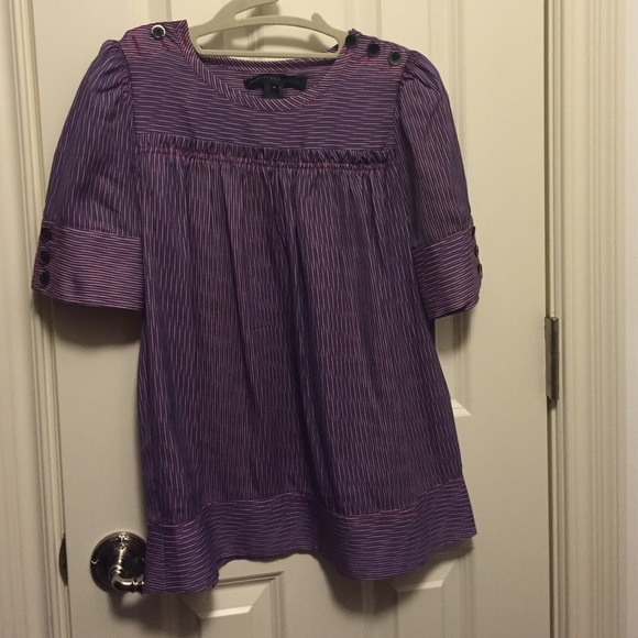 Striped purple Marc Jacobs top
