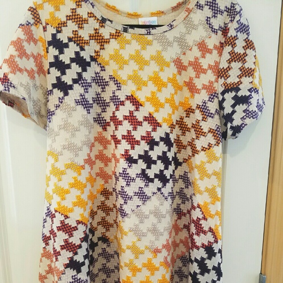 Lularoe Carly jacquard dress xl