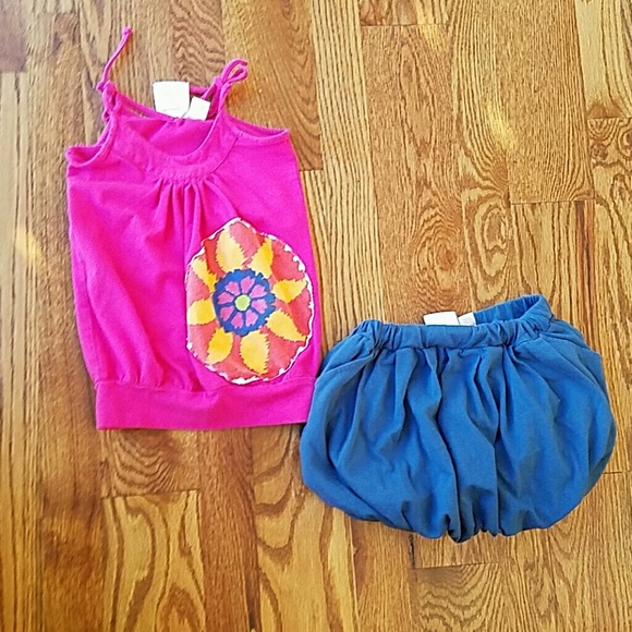 Masala Baby Tank and Bubble Skirt