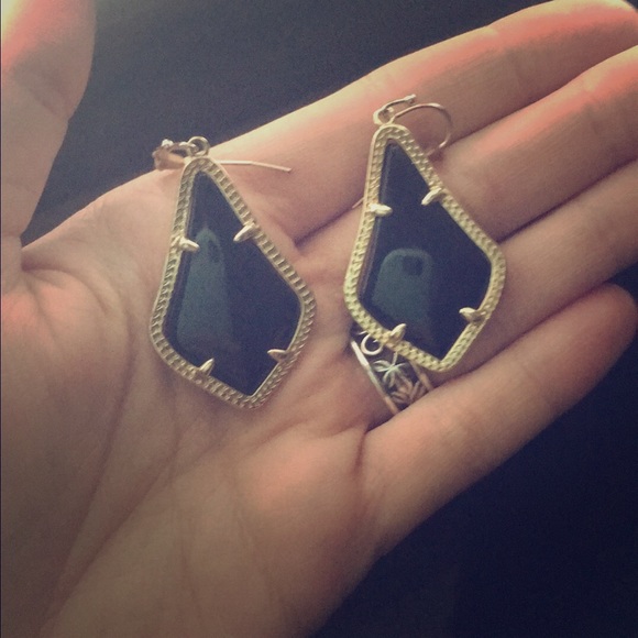 Black Alex Kendra Scott Earrings