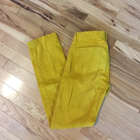 Mustard Yellow J. Crew Cords