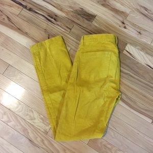 Mustard Yellow J. Crew Cords